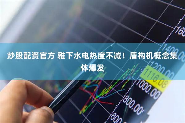 炒股配资官方 雅下水电热度不减！盾构机概念集体爆发